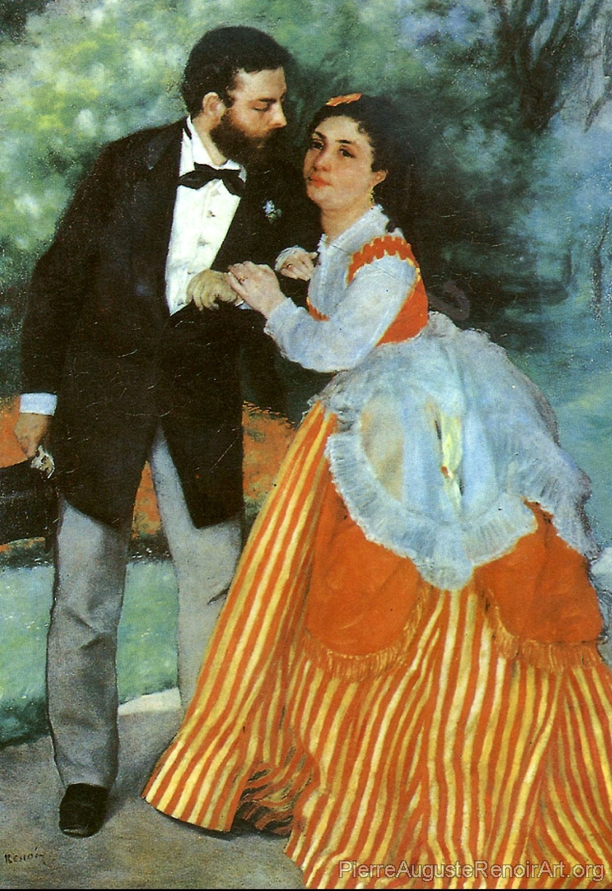 Alfred Sisley and his wife